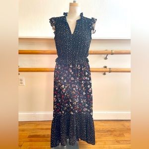 Ava James Floral Prairie Maxi Dress